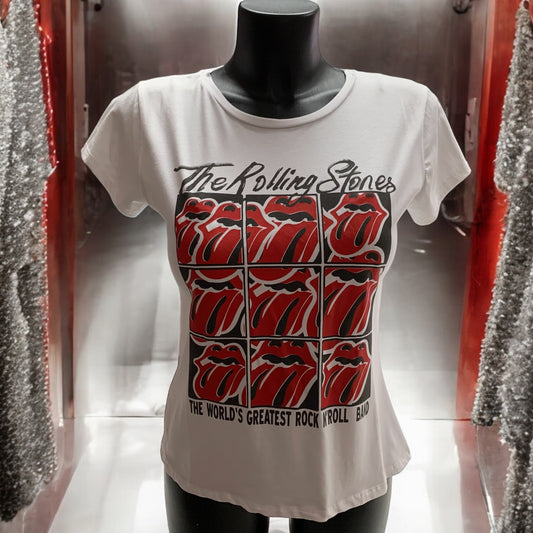 T-SHIRT ROLLING STONES TANTE BOCCHE