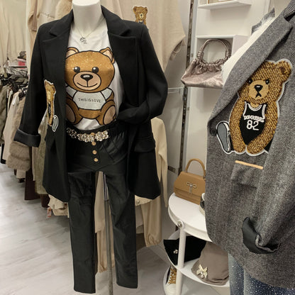 T-SHIRT "TEDDY" STRASS